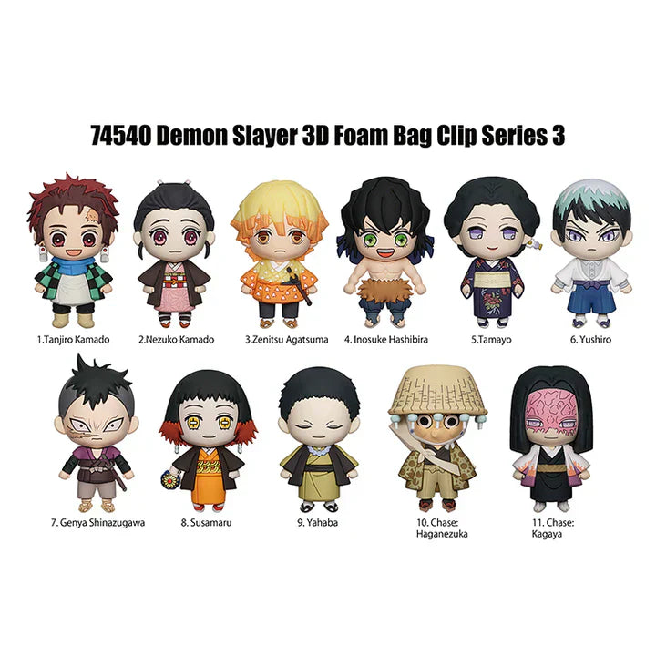 Demon Slayer Series 3 3D Collectible Keychain, alternate view