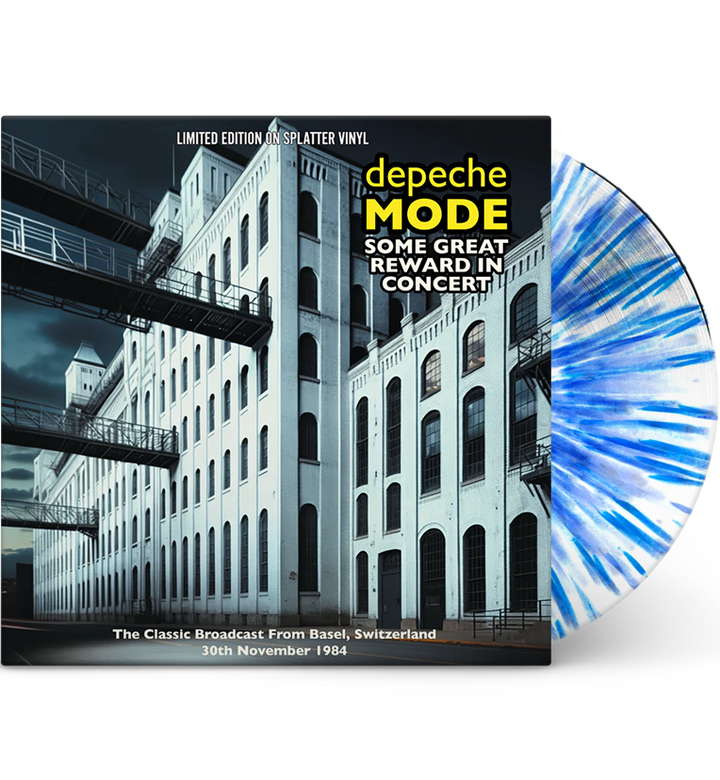 Depeche Mode – Some Great Reward In Concert: Basel, 1984 (12-Inch Album on White/Blue Splatter Vinyl)