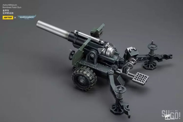 JoyToy Astra Militarum Ordnance Team with Bombast Field Gun Warhammer 40K 1/18 Scale Action Figure Set