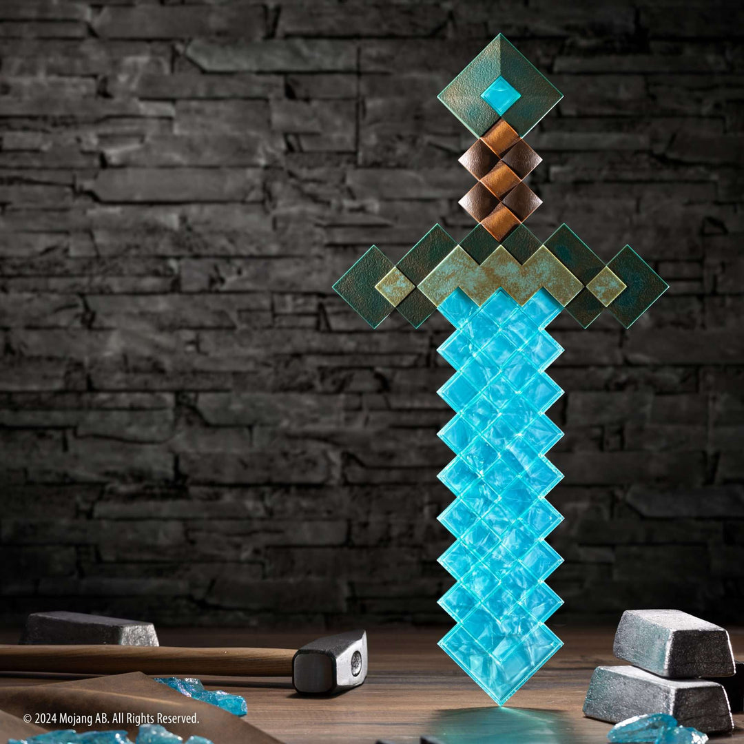 A Minecraft Movie Diamond Sword Collector Replica