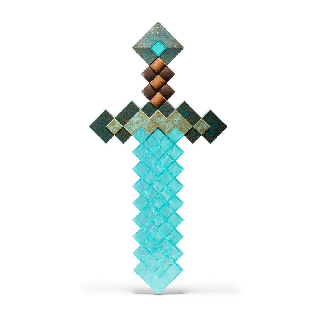 A Minecraft Movie Diamond Sword Collector Replica