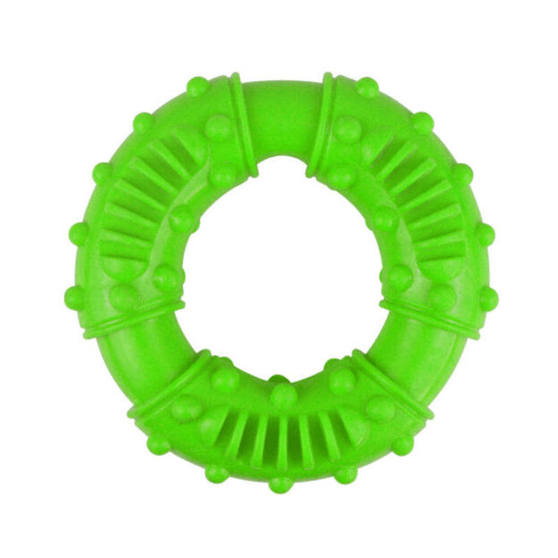 Dog Ring Heavy Duty Chew Toy, side angle