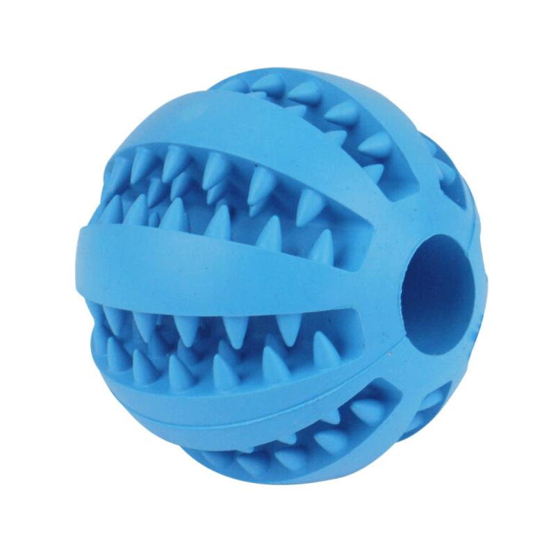Dog Toy Treat Ball, side angle