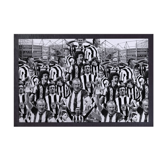 Newcastle Montage - Retro Door Mat - 60cm x 40cm collectible from https://britishmade.gifts/
