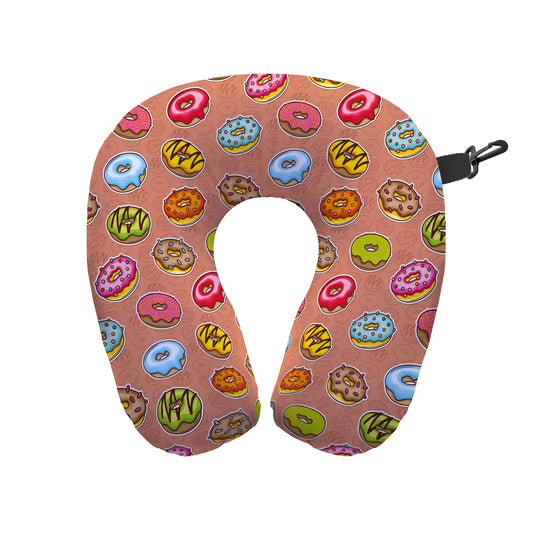 Doughnut Doodle - Travel Pillow collectible from https://britishmade.gifts/