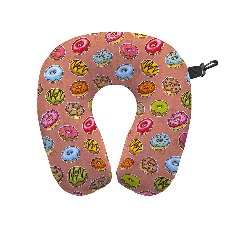 Doughnut Doodle - Travel Pillow collectible from https://britishmade.gifts/