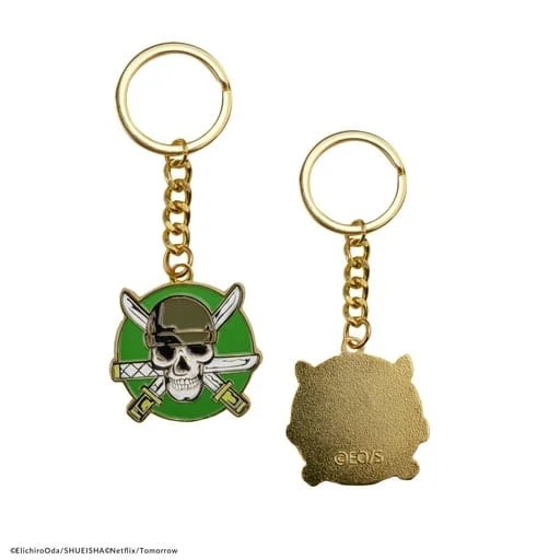One Piece Roronoa Zoro Jolly Roger Keychain
