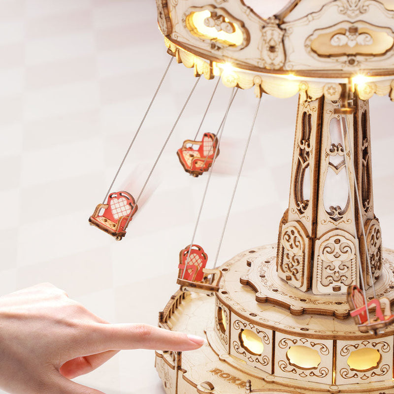 Swing Ride, close-up detail