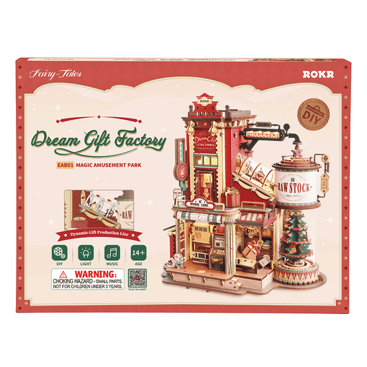 Dream Gift Factory 3D Wooden Puzzle, alternate view