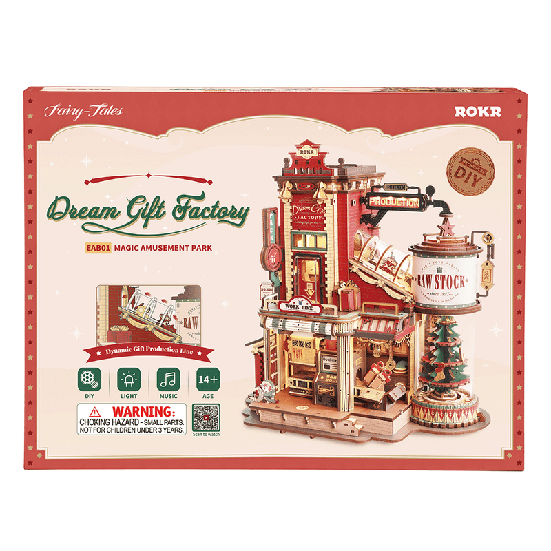 Dream Gift Factory 3D Wooden Puzzle, alternate view