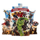Pop out, Moveable, Marvel Avengers Birthday Card