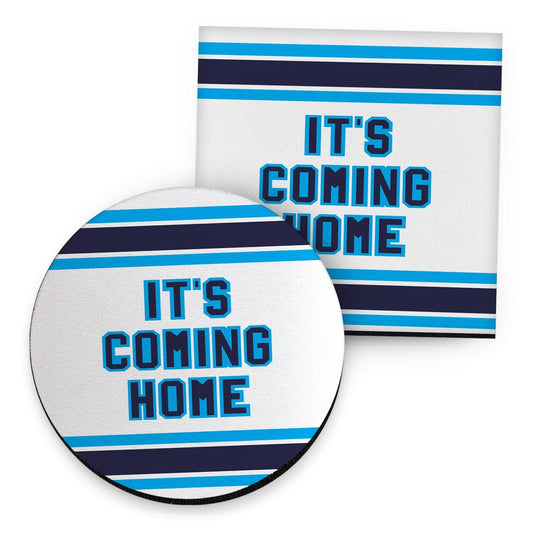 England It's Coming Home - Drinks Coaster - Square Or Circle collectible from https://britishmade.gifts/