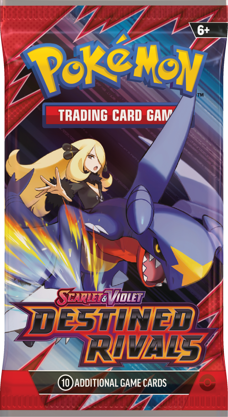 Pokemon Scarlet & Violet Destined Rivals Booster Pack, close-up detail