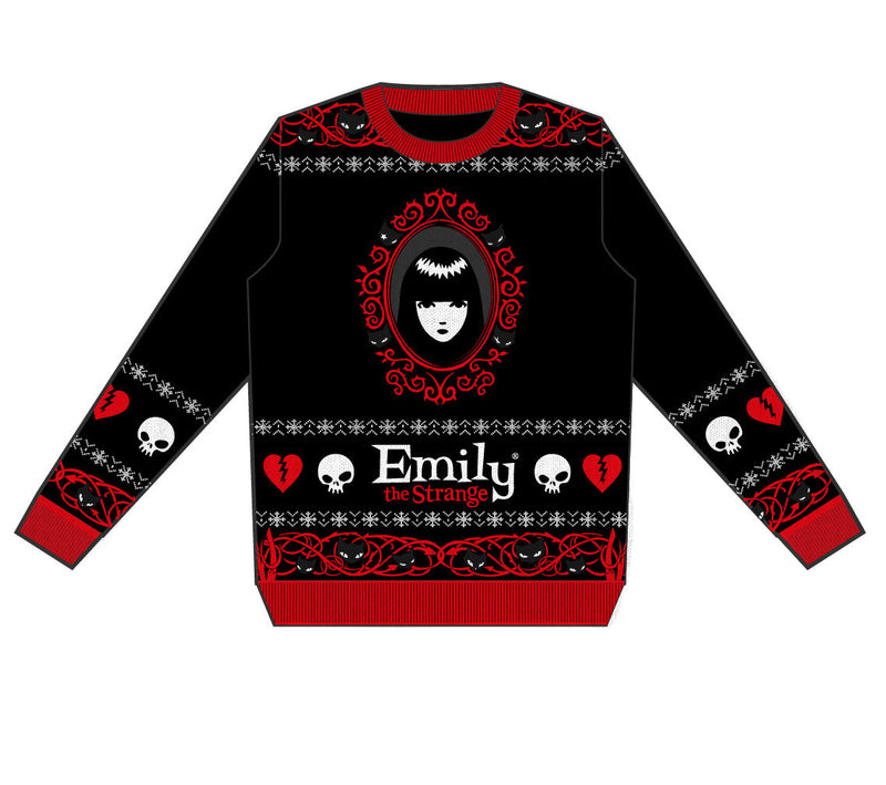 Emily The Strange - Skull Heart Knitted Jumper collectible from Heroes Inc Dropship