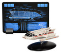 U.S.S. Enterprise Moore-Type Passenger Shuttle Model Diecast Shuttlecraft Ship (Eaglemoss / Star Trek), side angle