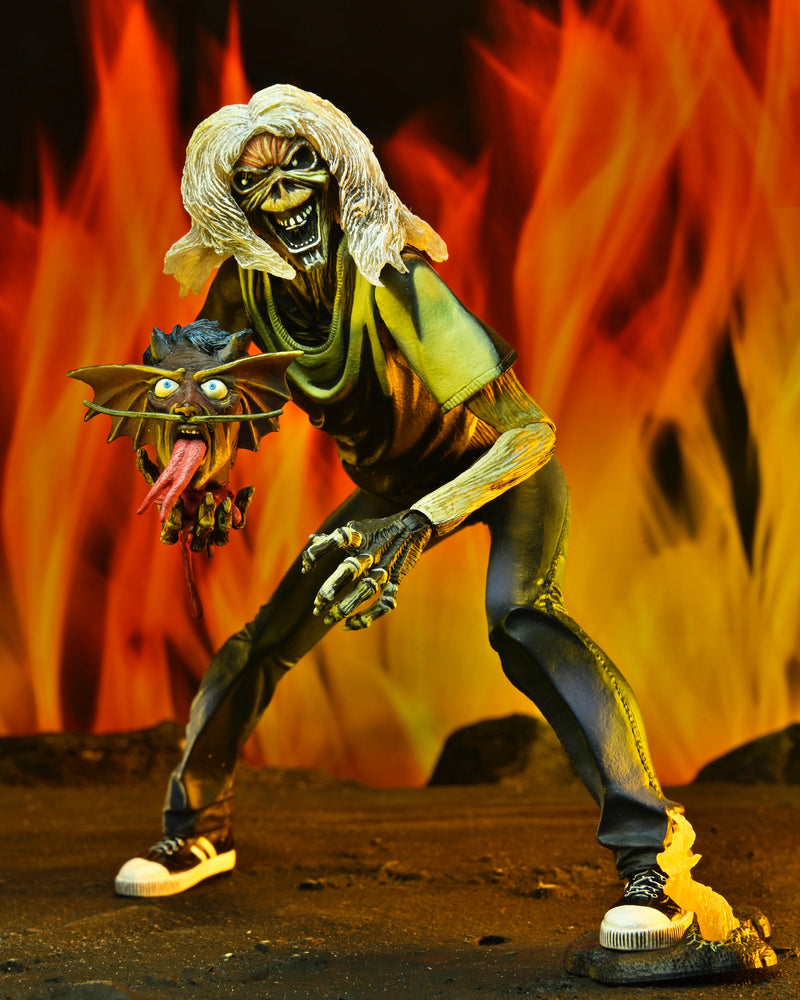 Iron Maiden Eddie Number of the Beast 40th Anniversary Ultimate 7" Scale Action Figure packaging view