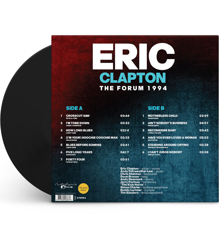 Eric Clapton – The Forum 1994 (12-Inch Album on 180g Vinyl), close-up detail
