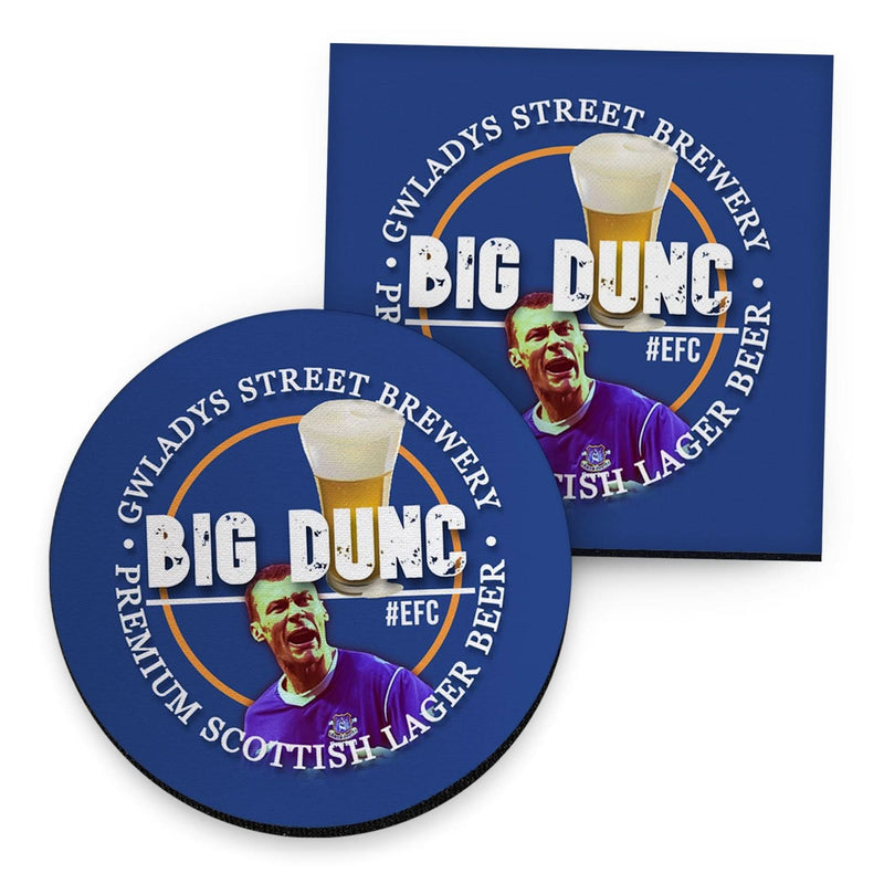 Merseyside BluesDuncan Ferguson - Football Coaster - Square Or Circle collectible from https://britishmade.gifts/