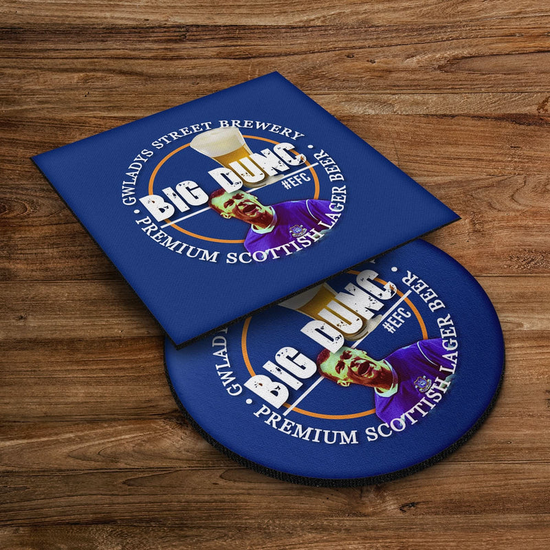 Merseyside BluesDuncan Ferguson - Football Coaster - Square Or Circle, alternate view