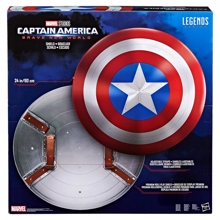 Marvel Legends Series Captain America: Brave New World Captain America Shield 1/1 Scale Replica