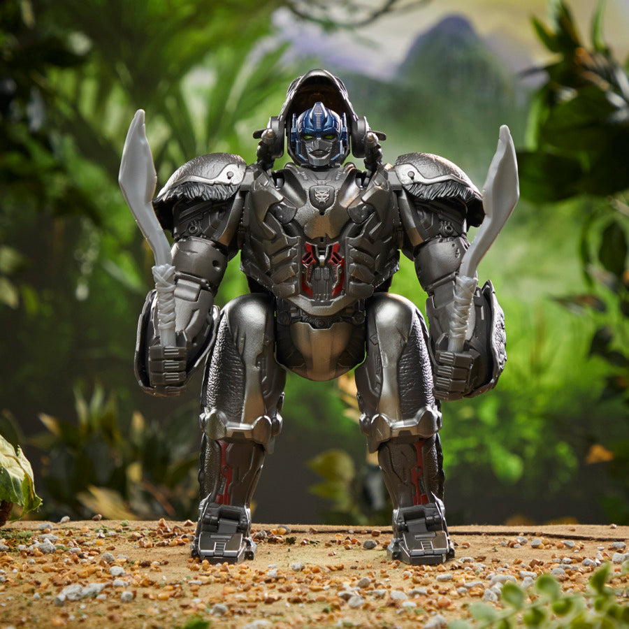 Transformers Rise of the Beasts Command & Convert Animatronic Optimus Primal