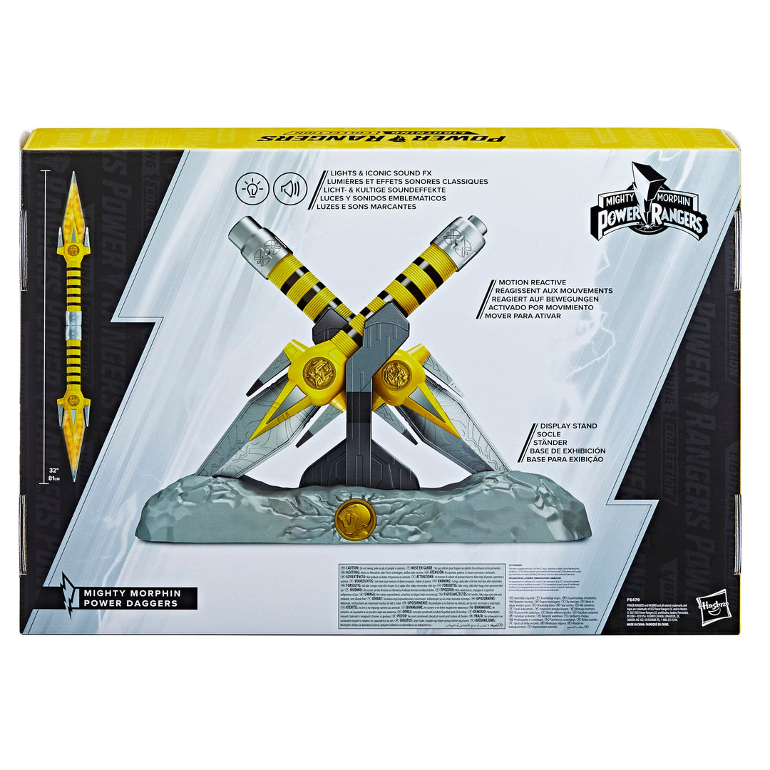Power Rangers Lightning Collection Mighty Morphin Yellow Ranger Power Daggers Roleplay