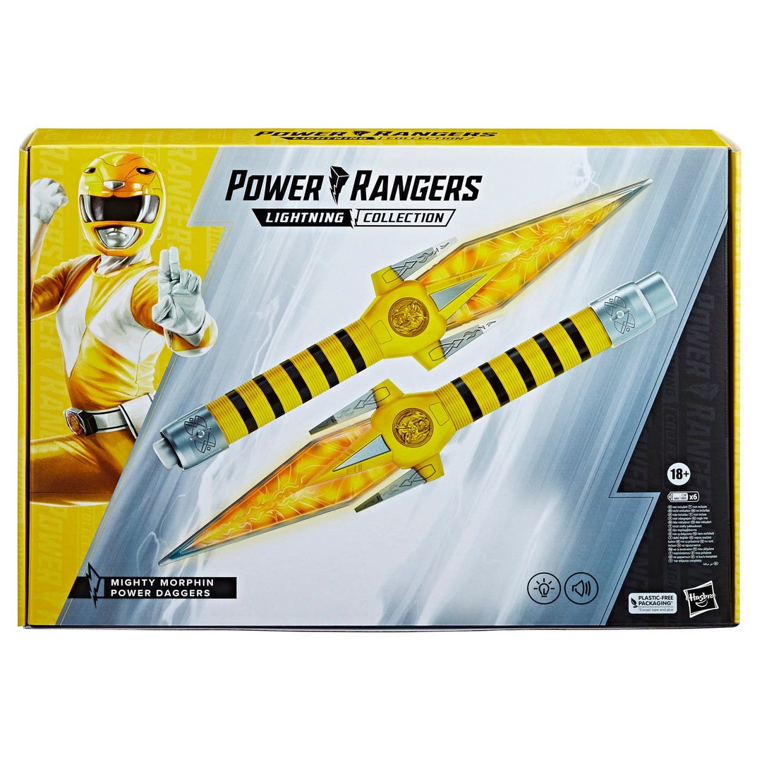 Power Rangers Lightning Collection Mighty Morphin Yellow Ranger Power Daggers Roleplay