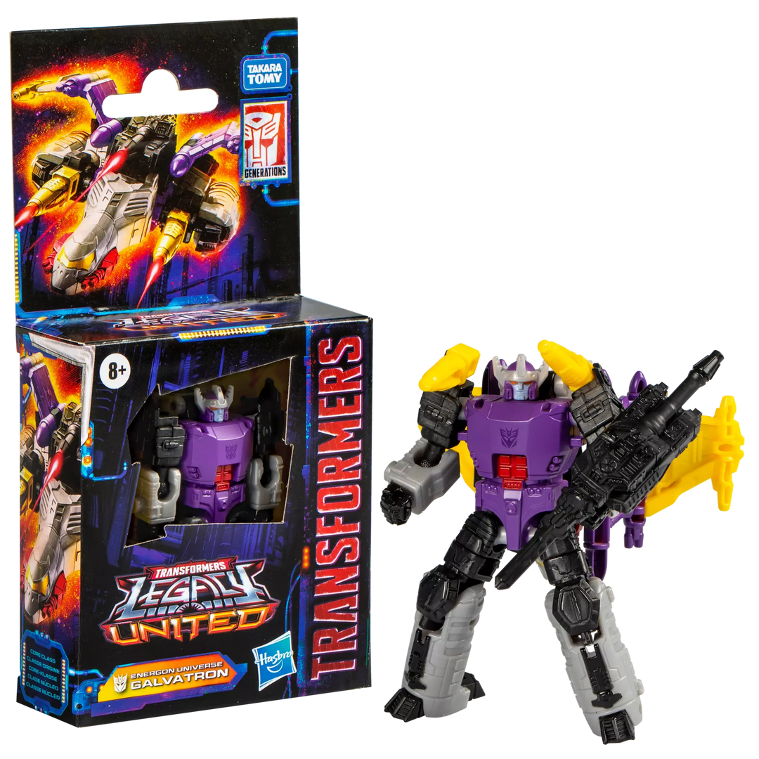 Transformers Legacy United Core Class Energon Universe Galvatron Action Figure