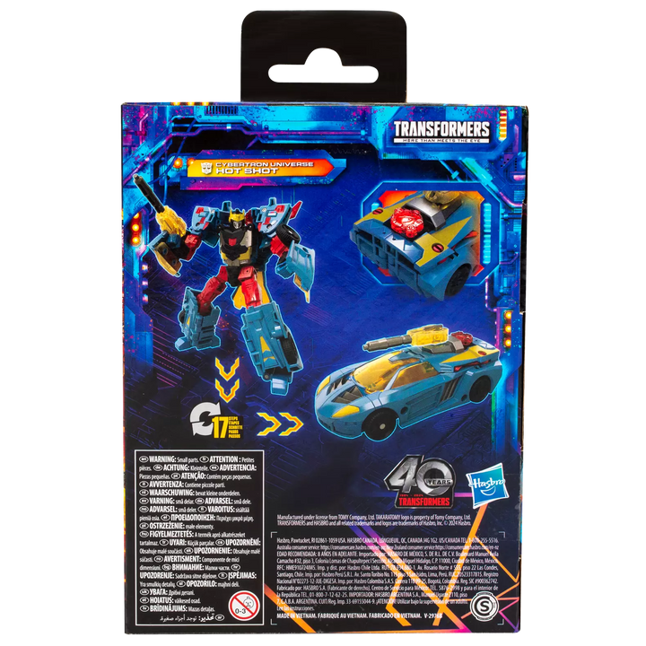 Transformers Legacy United Deluxe Class Cybertron Universe Hot Shot Action Figure