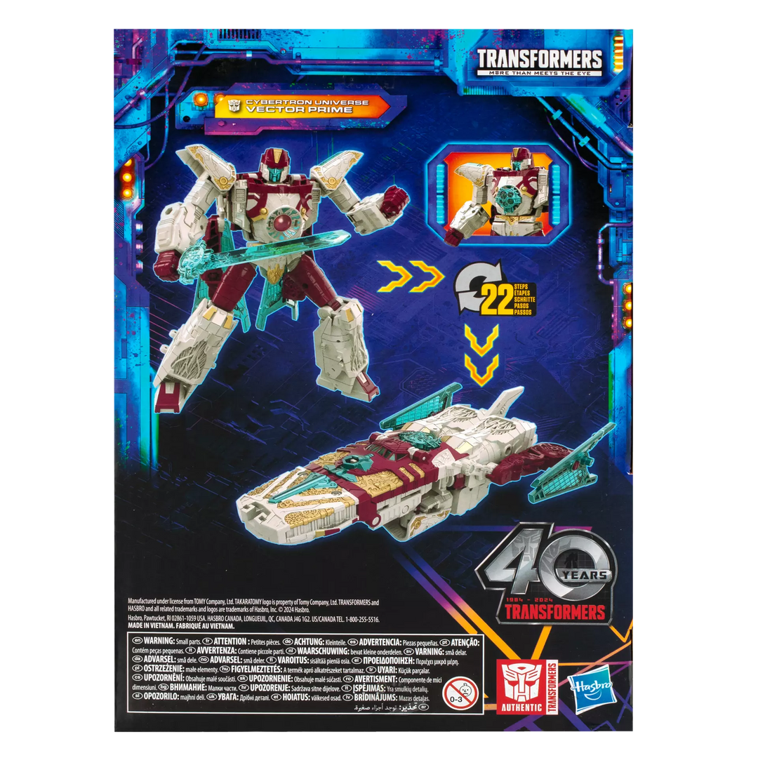 Transformers Legacy United Voyager Class Cybertron Universe Vector Prime Action Figure