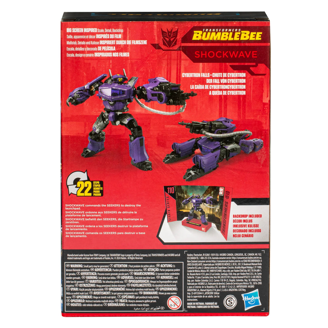 Transformers Studio Series Voyager Transformers: Bumblebee 110 Shockwave Action Figure