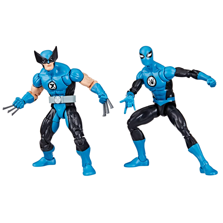 Marvel Legends Fantastic Four Wolverine and Spider-Man Action Figures