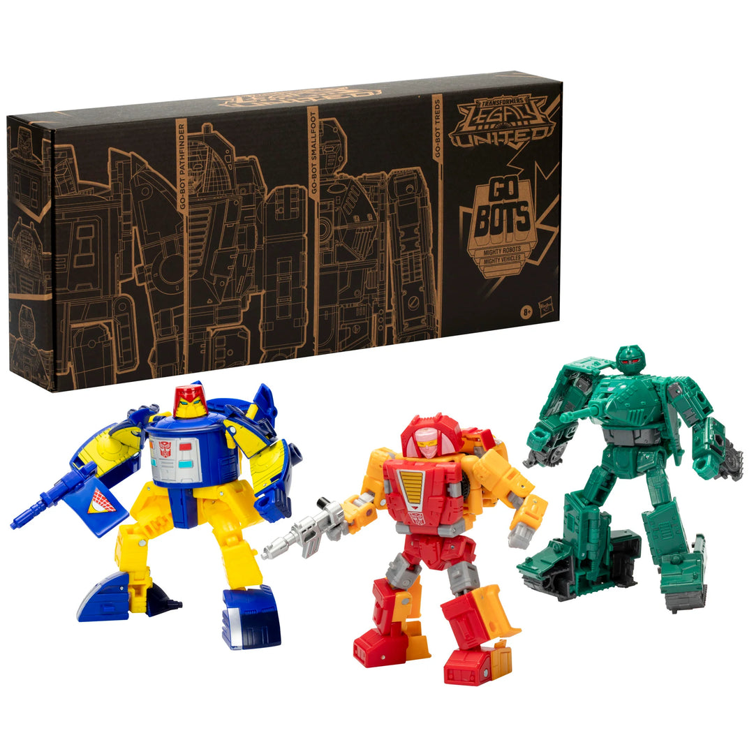 Transformers Generations Selects Legacy United Go-Bot Guardians 3 Pack Action Figures