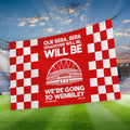 Nottingham Forest - Que Sera, Sera - Banner - Chequered - Two Sizes, alternate view