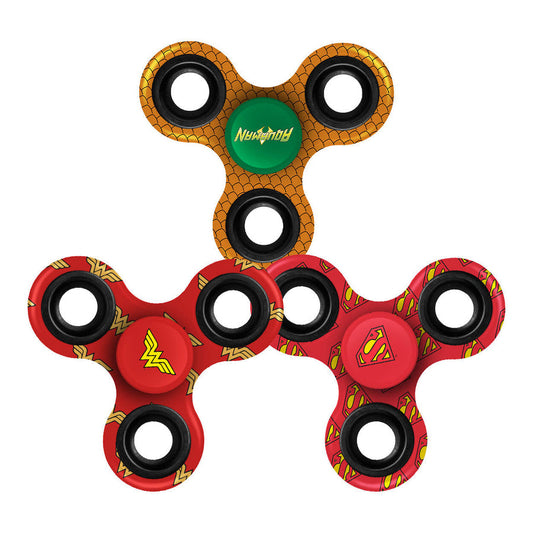 Justice League Superhero Diztracto Fidget Spinner collectible from DC