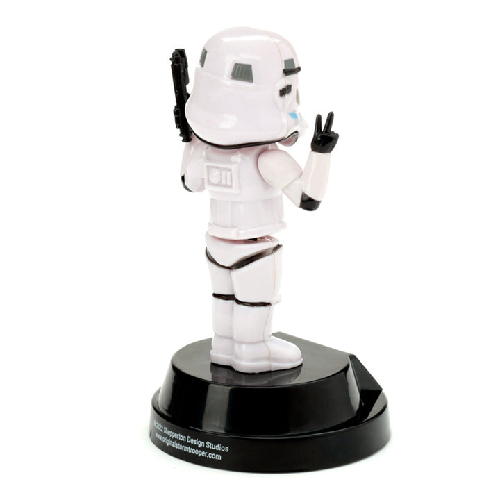 The Original Stormtrooper Peace Sign Stormtrooper Solar Powered Pal