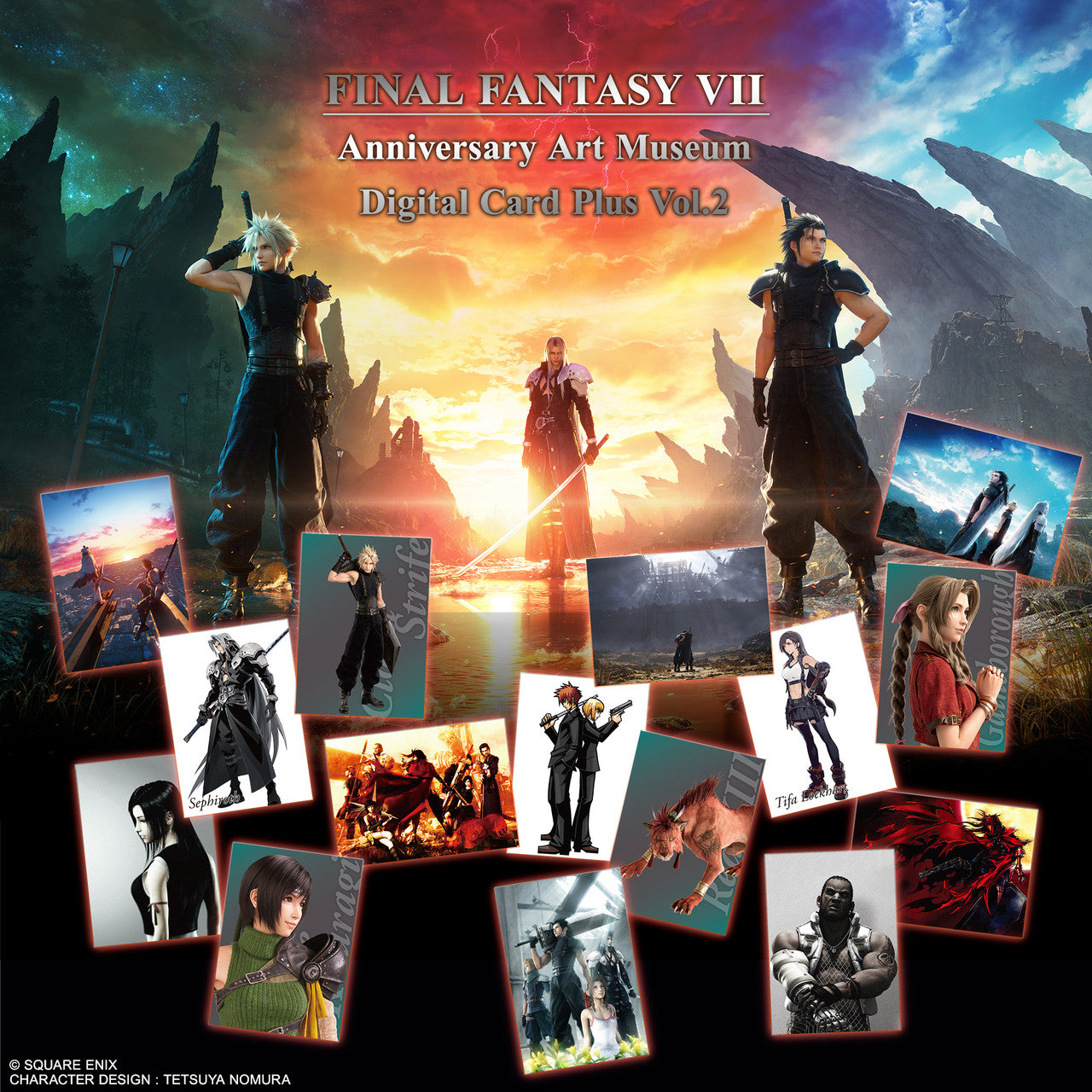 Final Fantasy VII Anniversary Art Museum Digital Card Plus Volume