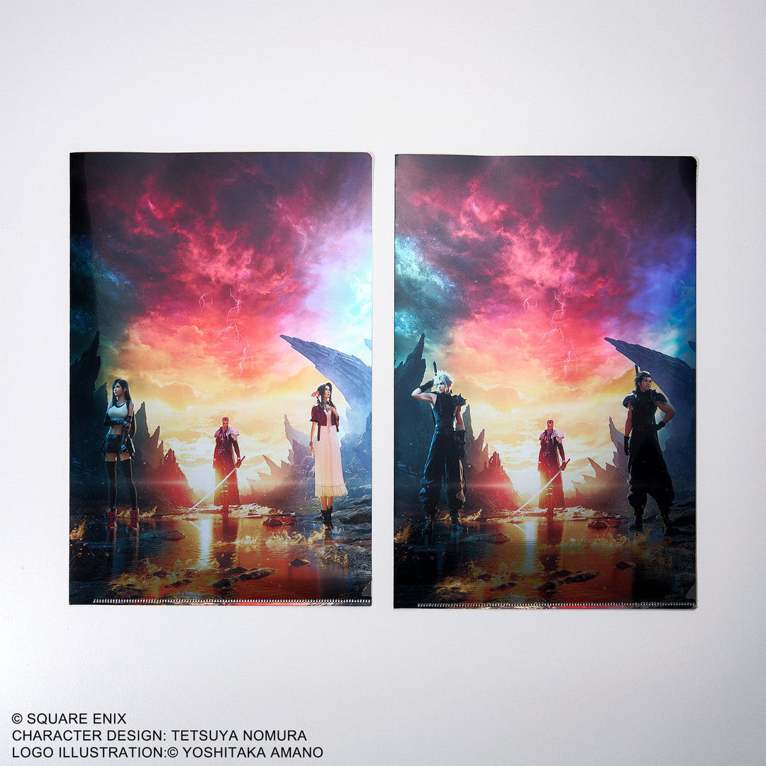 Square Enix Metallic File Set Final Fantasy VII Rebirth Stationery