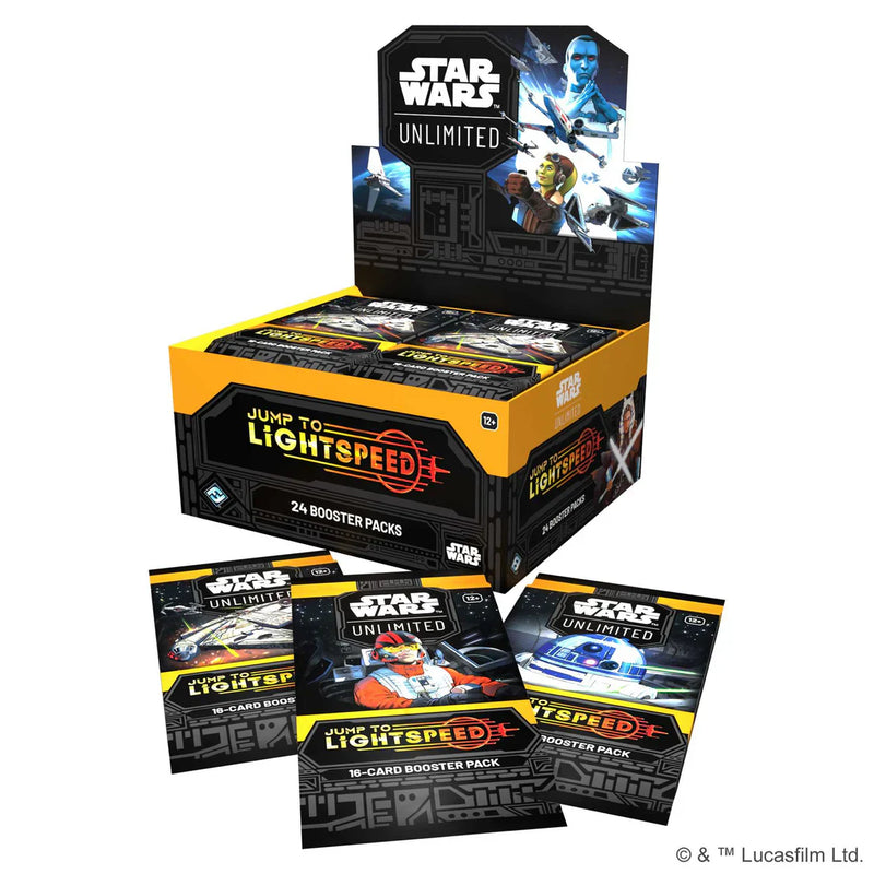 Star Wars: Unlimited Jump to Lightspeed Set 4 Booster Display (24 Packs)