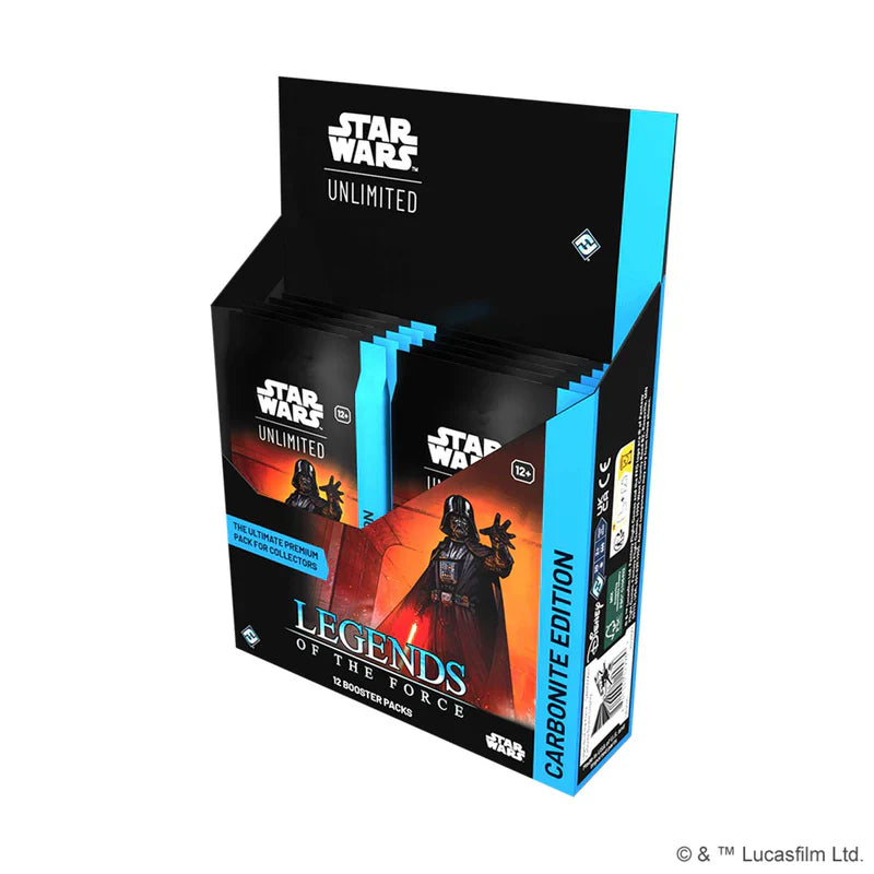 Star Wars: Unlimited Legends of the Force Carbonite Booster Display (12), alternate view