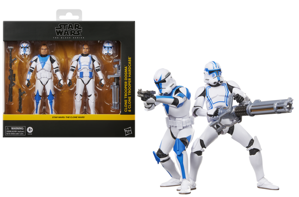 Star Wars The Black Series The Clone Wars Clone Trooper Dogma & Clone Trooper Hardcase Action Figure Set