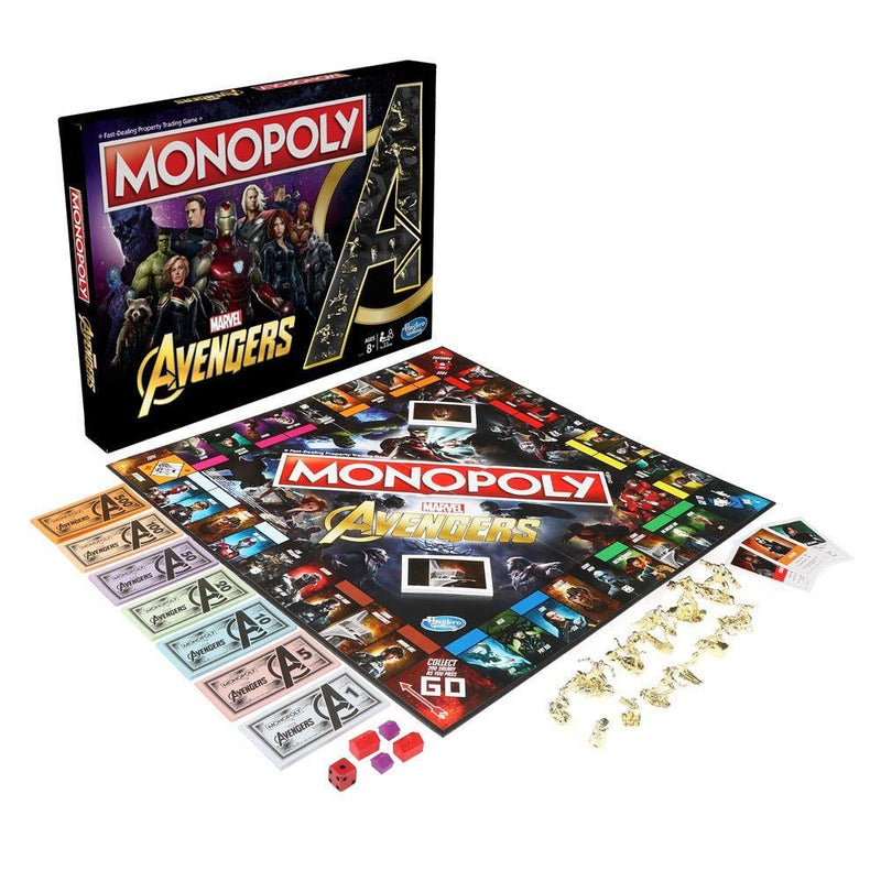 Hasbro Gaming Monopoly Avengers Board Game collectible from Marvel