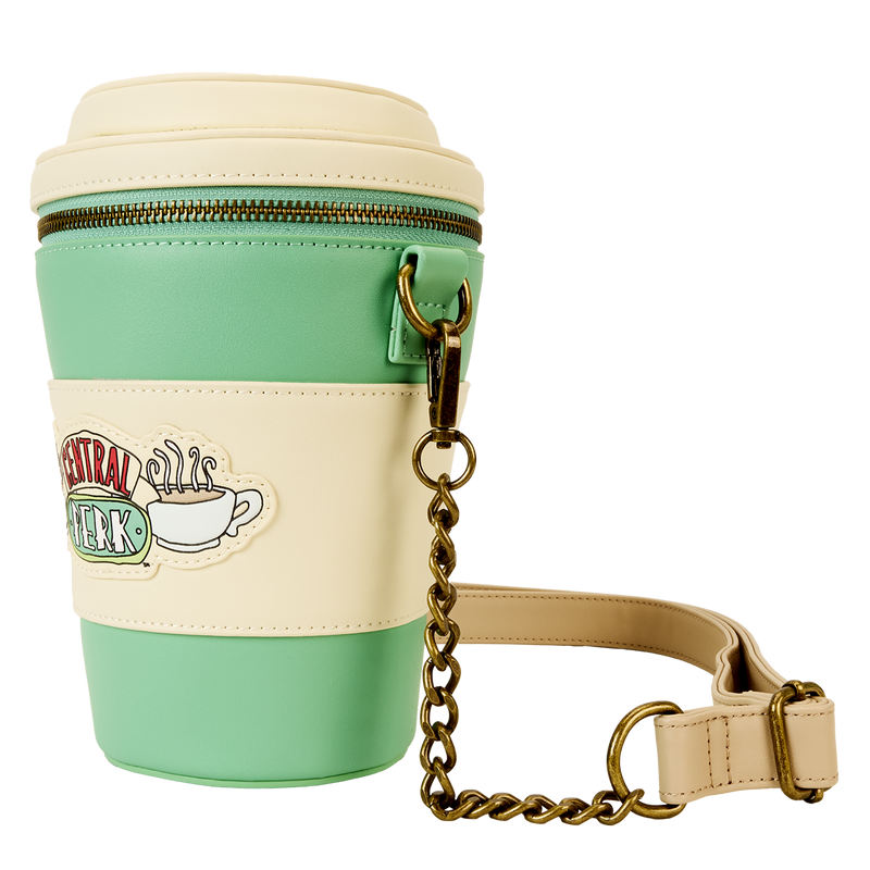 Loungefly - Friends Central Perk To-Go Coffee Cup Figural Scented Crossbody Bag close up detail
