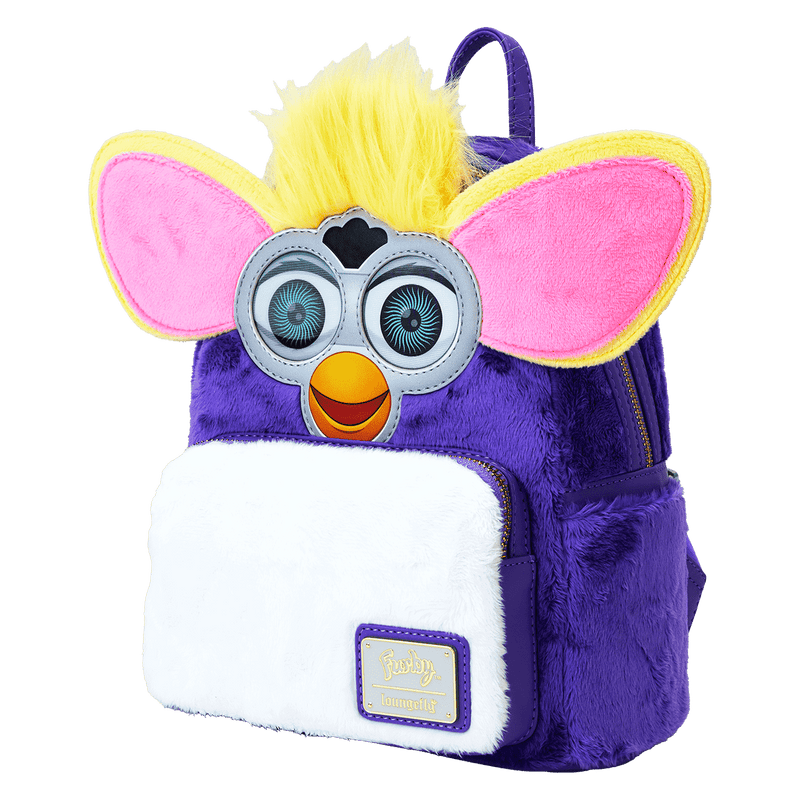 Loungefly - Furby Plush Cosplay Lenticular Mini Backpack back view