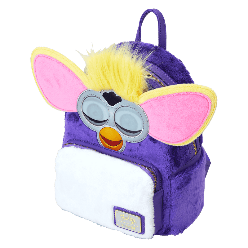 Loungefly - Furby Plush Cosplay Lenticular Mini Backpack detail shot