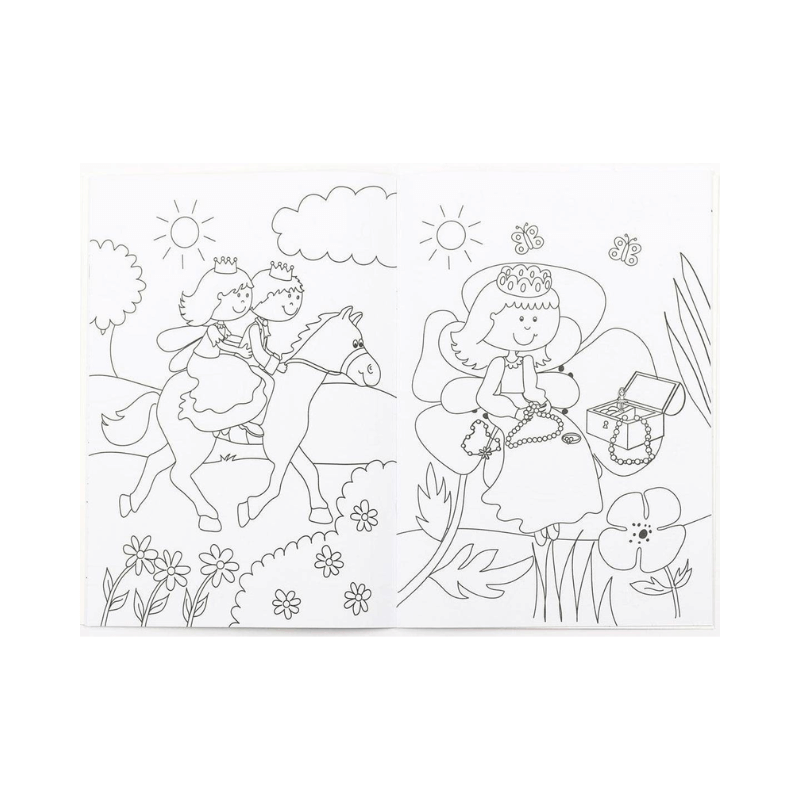 Fairy Princess Colouring Book, alternate view