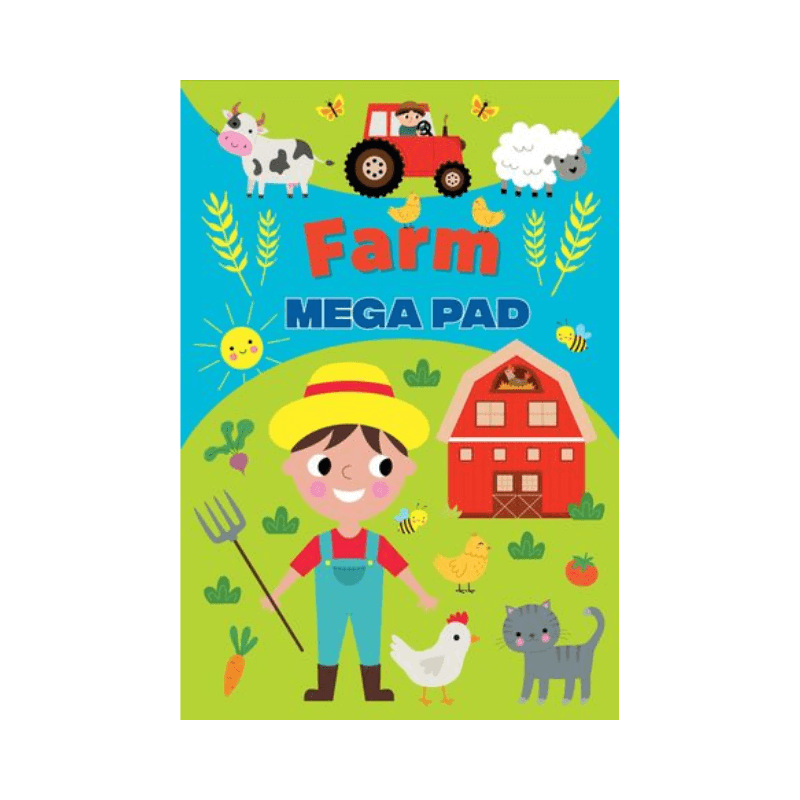 Farm Mega Pad Colouring Book collectible from PoundFun
