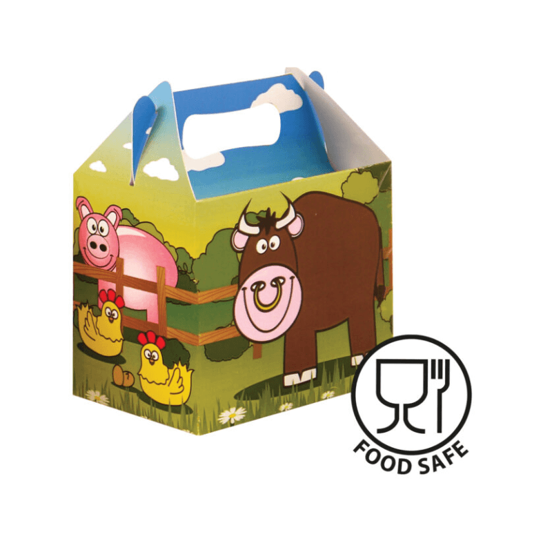 Farm Party Box, side angle