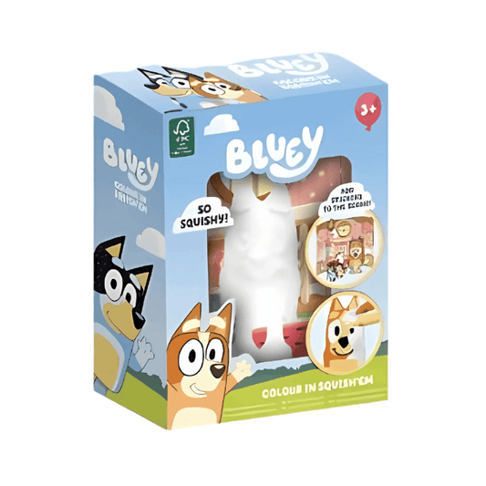 Bluey Colour Your Own Squish'Em - Bingo collectible from PoundFun