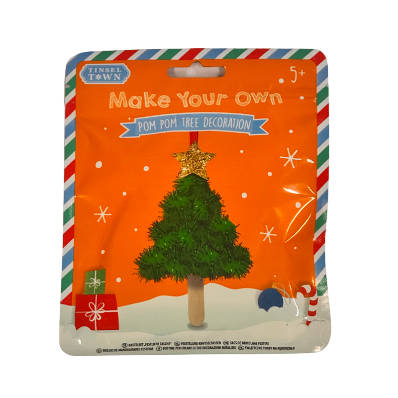 Make Your Own Christmas Craft Bag, side angle